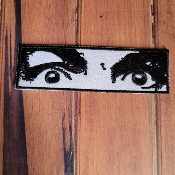 Charles Manson Eyes Serial Killer True Crime Embroidered Iron on Patch. - Picture 1 of 2